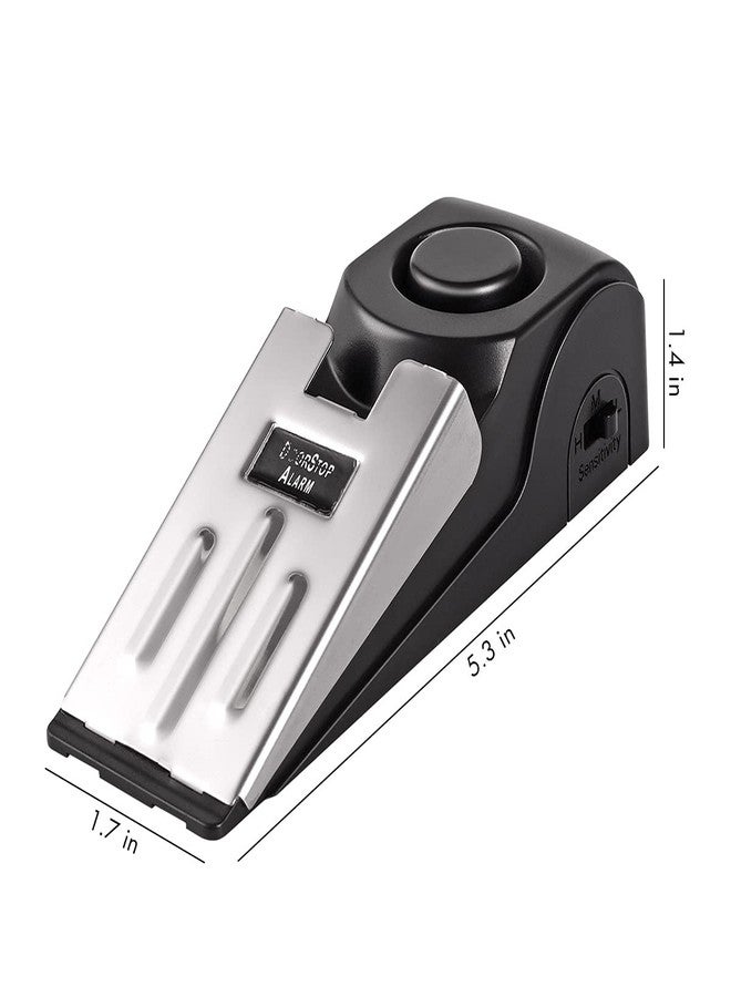 COTOUXKER Door Stop Alarm, Door Stopper Security for Home Travel Apartment with 120DB Siren Portable Safety Tool 2 Pack - Image 4
